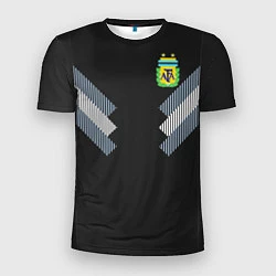 Футболка спортивная мужская Аргентина: гостевая ЧМ-2018, цвет: 3D-принт