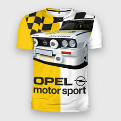 Футболка спортивная мужская Opel Motor Sport: Ascona B, цвет: 3D-принт