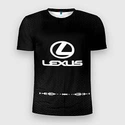 Футболка спортивная мужская Lexus: Black Abstract, цвет: 3D-принт