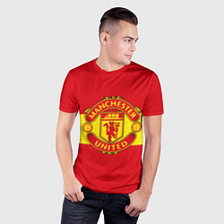 Футболка спортивная мужская FC Man United: Red Style, цвет: 3D-принт — фото 2