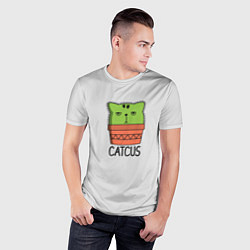 Футболка спортивная мужская Cactus Catcus, цвет: 3D-принт — фото 2