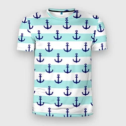 Мужская спорт-футболка Морские якоря