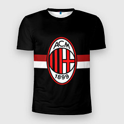 Футболка спортивная мужская AC Milan 1899, цвет: 3D-принт