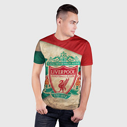 Футболка спортивная мужская FC Liverpool: Old Style, цвет: 3D-принт — фото 2