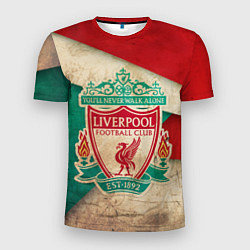 Футболка спортивная мужская FC Liverpool: Old Style, цвет: 3D-принт