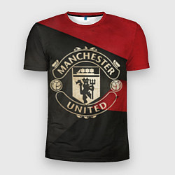 Футболка спортивная мужская FC Man United: Old Style, цвет: 3D-принт