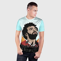Футболка спортивная мужская Salah: Egypt King, цвет: 3D-принт — фото 2