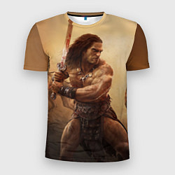 Футболка спортивная мужская Конан-варвар, цвет: 3D-принт