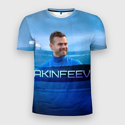 Футболка спортивная мужская Akinfeev, цвет: 3D-принт