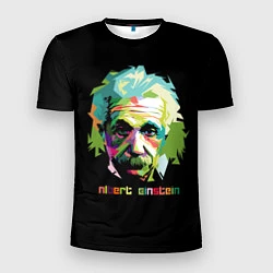Футболка спортивная мужская Albert Einstein, цвет: 3D-принт