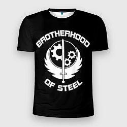 Футболка спортивная мужская Brothood of Steel, цвет: 3D-принт