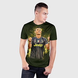 Футболка спортивная мужская Ronaldo: Juve Sport, цвет: 3D-принт — фото 2