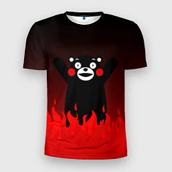Мужская спорт-футболка Kumamon: Hell Flame