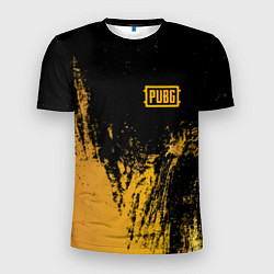 Мужская спорт-футболка PUBG: Yellow Colour