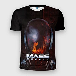 Футболка спортивная мужская Mass Effect, цвет: 3D-принт