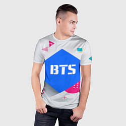 Футболка спортивная мужская BTS Geometry, цвет: 3D-принт — фото 2