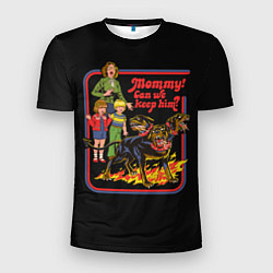 Футболка спортивная мужская Angry pet dog, цвет: 3D-принт