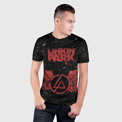 Футболка спортивная мужская Linkin Park: Red Airs, цвет: 3D-принт — фото 2