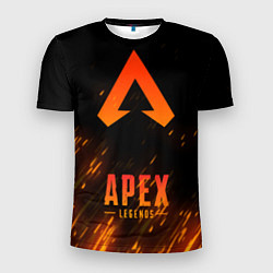 Футболка спортивная мужская Apex Legends: Orange Flame, цвет: 3D-принт