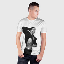Футболка спортивная мужская ASAP Rocky: White Fashion, цвет: 3D-принт — фото 2