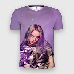 Мужская спорт-футболка Billie Eilish: Violet Fashion