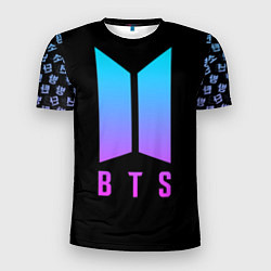 Мужская спорт-футболка BTS: Neon Night