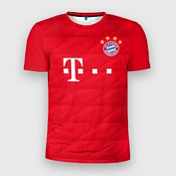 Футболка спортивная мужская FC Bayern: Home 19-20, цвет: 3D-принт