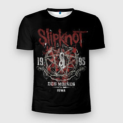 Футболка спортивная мужская Slipknot 1995, цвет: 3D-принт