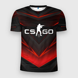 Футболка спортивная мужская CS GO logo, цвет: 3D-принт