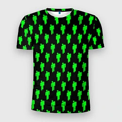 Мужская спорт-футболка Billie Eilish: Acid Pattern