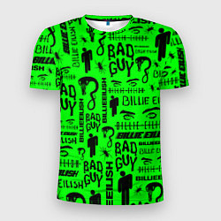 Мужская спорт-футболка Billie Eilish: Bad Guy