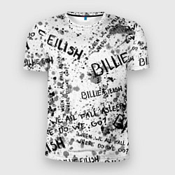 Футболка спортивная мужская BILLIE EILISH: Where Do We Go, цвет: 3D-принт