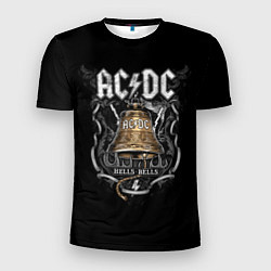 Футболка спортивная мужская ACDC - hells bells, цвет: 3D-принт