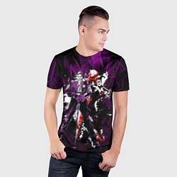 Футболка спортивная мужская Harley and Joker, цвет: 3D-принт — фото 2