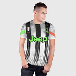 Футболка спортивная мужская Ronaldo 19-20 Palace edition, цвет: 3D-принт — фото 2