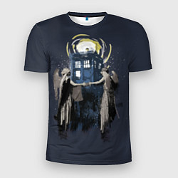 Футболка спортивная мужская Doctor Who, цвет: 3D-принт