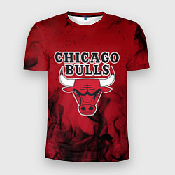 Футболка спортивная мужская CHICAGO BULLS, цвет: 3D-принт