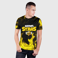 Футболка спортивная мужская BRAWL STARS, цвет: 3D-принт — фото 2