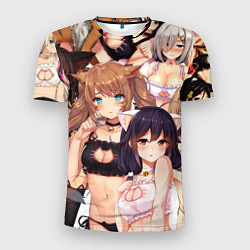 Мужская спорт-футболка Ahegao