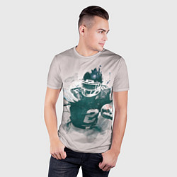 Футболка спортивная мужская Player number 2, цвет: 3D-принт — фото 2
