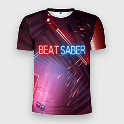 Футболка спортивная мужская Beat Saber, цвет: 3D-принт