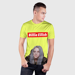 Футболка спортивная мужская BILLIE EILISH, цвет: 3D-принт — фото 2