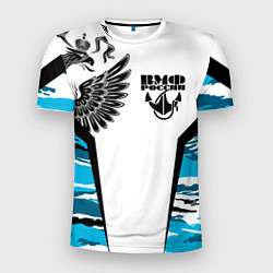 Мужская спорт-футболка ВМФ России камуфляж