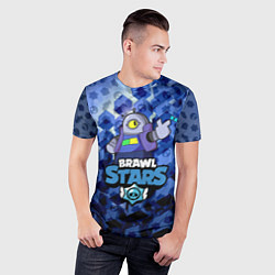Футболка спортивная мужская BRAWL STARS RICOCHET, цвет: 3D-принт — фото 2