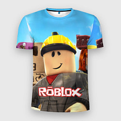 Футболка спортивная мужская ROBLOX, цвет: 3D-принт