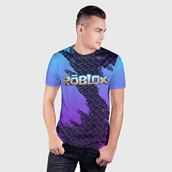 Футболка спортивная мужская Roblox, цвет: 3D-принт — фото 2