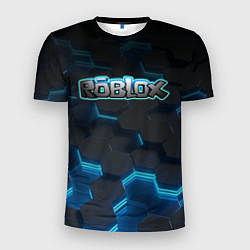 Футболка спортивная мужская Roblox Neon Hex, цвет: 3D-принт