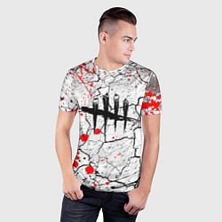 Футболка спортивная мужская DEAD BY DAYLIGHT, цвет: 3D-принт — фото 2