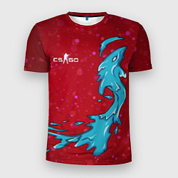 Футболка спортивная мужская CS GO Water Elemental, цвет: 3D-принт