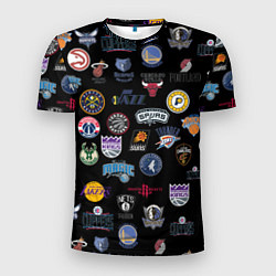 Мужская спорт-футболка NBA Pattern